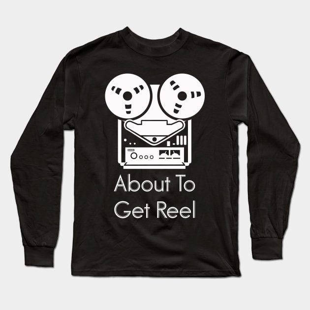 About To Get Reel Audiophile Tape Player T-Shirt Long Sleeve T-Shirt by guitar75